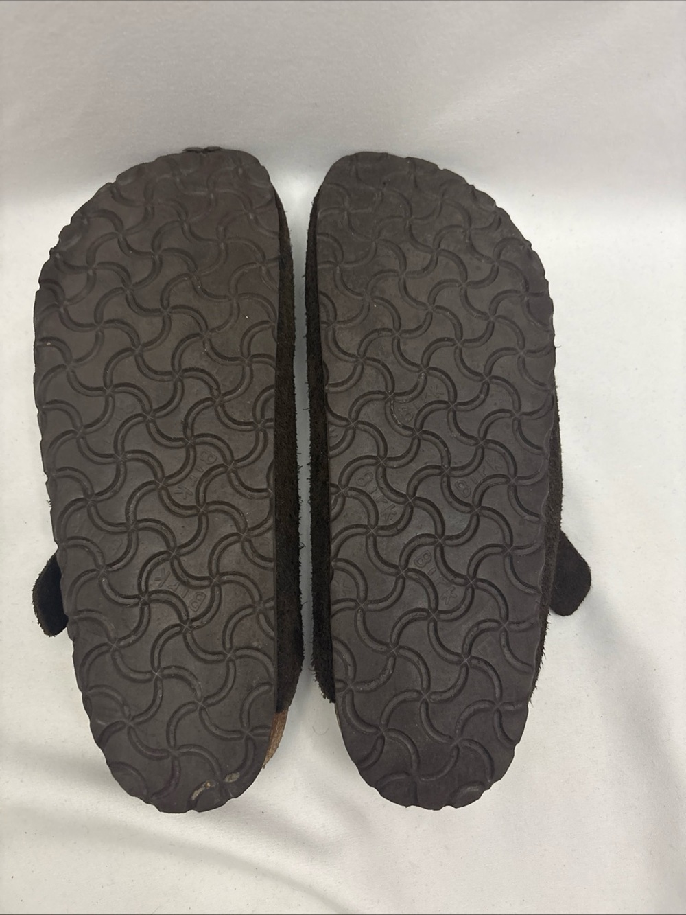 Birkenstock BOSTON SOFT Footbed Slide Clog EU 39 L8 M6 Brown Suede Leather Women - Picture 13 of 16